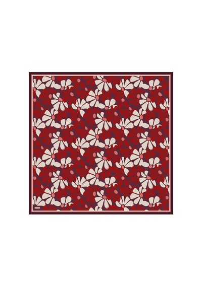 Belli Twill İpek Eşarp 4116-39 Çok Renkli