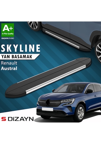 S-dizayn Renault Austral Skyline Krom Yan Basamak 183 Cm 2023 Üzeri A+ Kalite