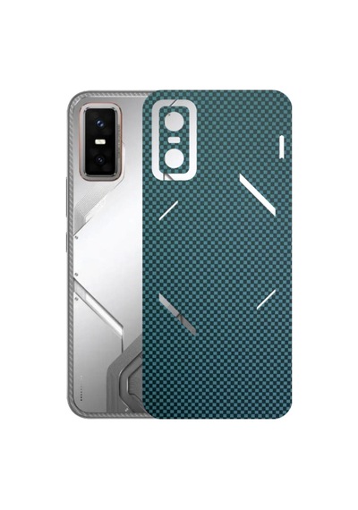 Kapps Infinix Gt 30 Pro İle Uyumlu Fiber Serisi Premium Arka Kapak Kaplama Kenarlar Yoktur