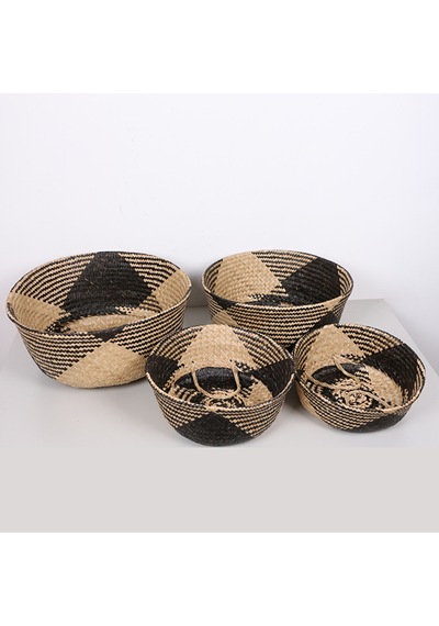 Abanoz 40x40 Cm. Xl Deniz Sazı Katlanabilir Sepet Mix