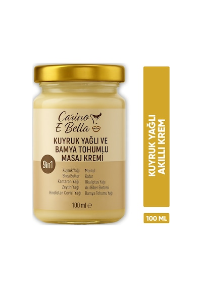 Kuyruk Yağlı Ve Bamya Tohumlu Masaj Kremi 100 Ml
