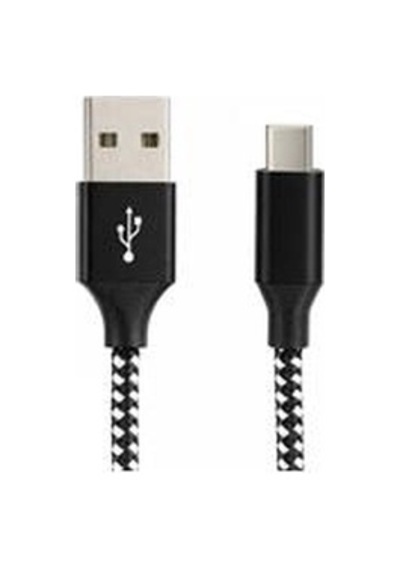 Vcom Cu250 Type-c To Usb 3m 15w 5v-3a Örgülü Şarj Kablosu Kdo