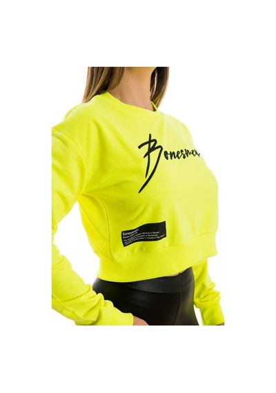 Bonesmen Kadın Sarı Kapüşonlu Sweatshirt
