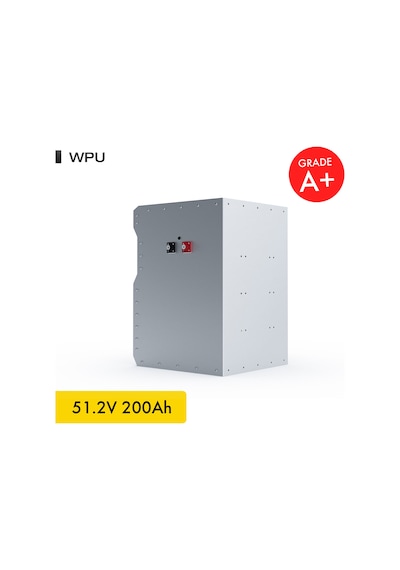Werer Energy 48V 200Ah 10.8kW LiFePO4 WPU Series Bluetooth’lu Lityum Demir Fosfat Akü