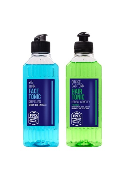FNX Yüz Temizleme Toniği 250 Ml + Bitkisel Saç Toniği 250 Ml