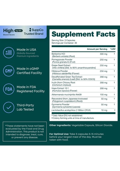 Etta Vita Glp-1 Activator Probiotics 90 Veg Kapsül Usa Menşeii Dmmedicineden Orijinal