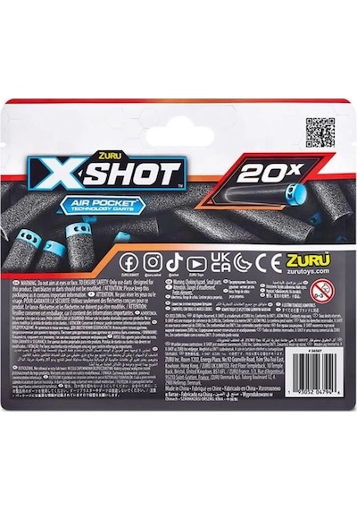 Nessiworld 36587 Zuru X Shot Silah 20 Li Yedek Paket -sunman Diğer
