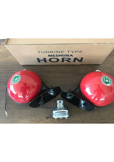 Mıtsuba Tipi Cacat Çat Çat Korna 12 Volt
