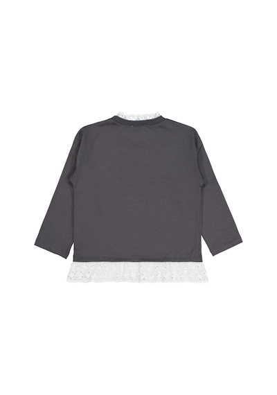 Civil Girls Brodeli 6-9 Yaş Sweatshirt Antrasit