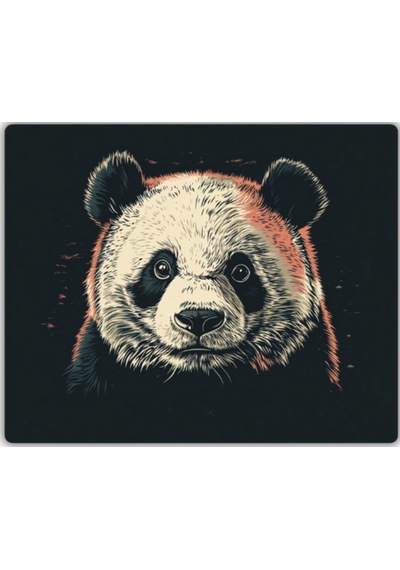 Panda Baskılı Mouse Pad 22x18 Cm