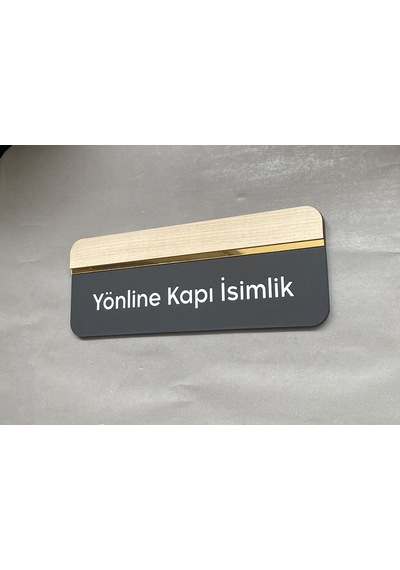 Meşe Serisi Siyah Mat Kişiselleştirilebilir Kapı İsimliği Meşe Serisi Siyah Mat Kişiselleştirilebilir Kapı İsimliği
