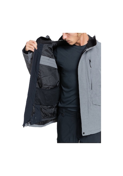 Quıksılver Quiksilver Mission Solid Jk Erkek Gri Snowboard Ceketi Sje0 Gri