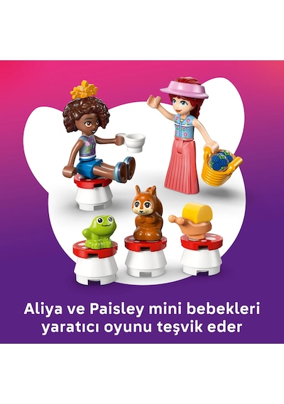 LEGO® Friends Orman Çay Partisi 42690 - 6 Yaş ve Üzeri Çocuklar için Mini Bebek İçeren Yaratıcı Oyuncak Yapım Seti (116 Parça)