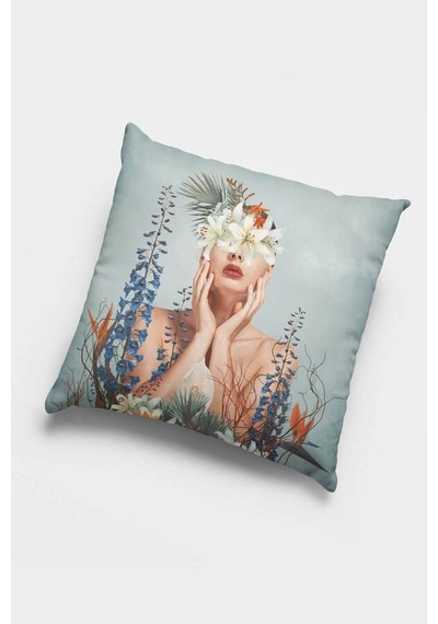 Lacivert Modern Çift Taraflı 4'lü Set Kırlent Kılıfı 4kr037n11