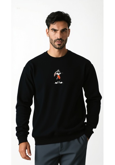 Ogc Bugs & Lola Kombin Sweatshirt Siyah