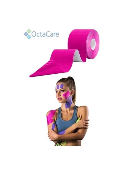 Bybars Octacare Sporcu Bandı 5 Metre X 5 Cm Cotton Bant Esnek Atletik Destek Band Nefes Alabilen Pamuklu Spor B
