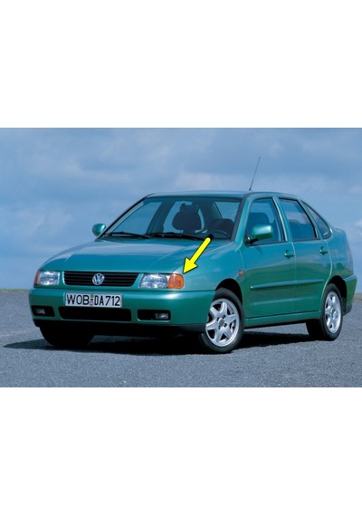 VW Polo Sedan 1996-03 Sol Ön Sinyal Lamba Sarı Turuncu 6K5953049B