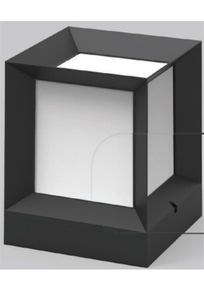 Horoz 400-010-129 Prizma Siyah 40W Bahçe Aydınlatması