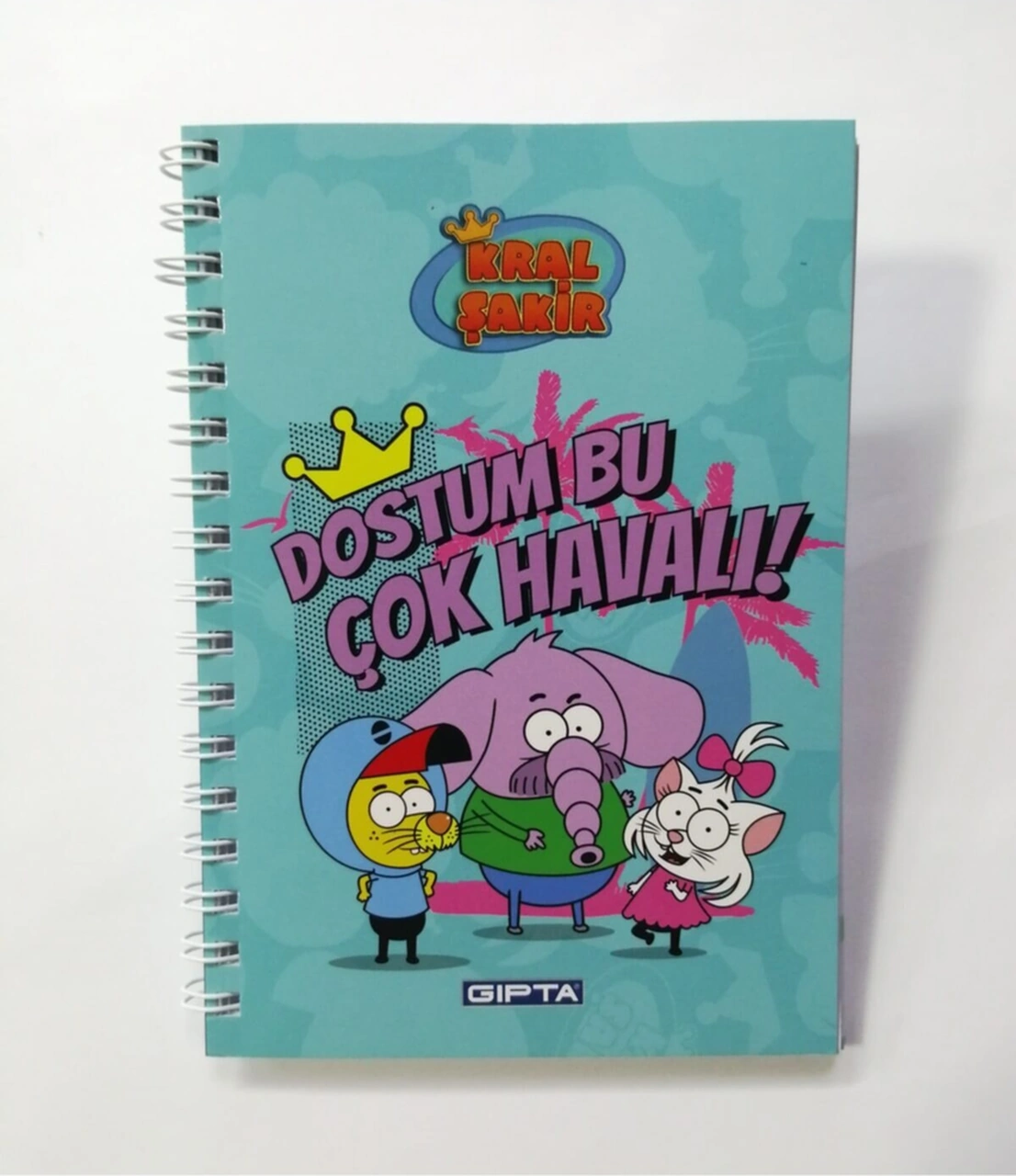 Kral Şakir Not Defteri- A6- 80yp- Çizgili / Dostum 6014-2 Karışık