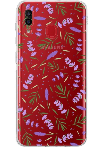 Samsung Galaxy A20 İle Uyumlu Water Color 3 Kamera Korumalı Şeffaf Kılıf Şeffaf