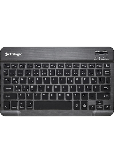 Trilogic Bright KBT501 7 Renk Led Aydınlatmalı Kablosuz Bluetooth Klavye Trilogic Bright KBT501 7 Renk Led Aydınlatmalı Kablosuz Bluetooth Klavye