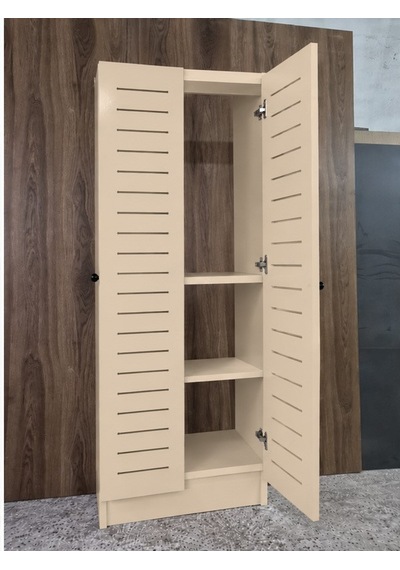 Flower Kombi Dolabı Krem Mdf