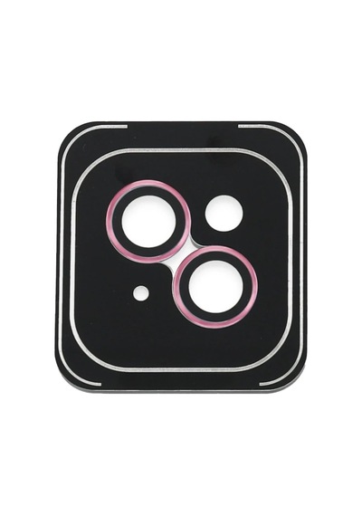 Mey İthalat Apple Uyumlu iPhone 14 Pvd Metal Kamera Lens - Pembe