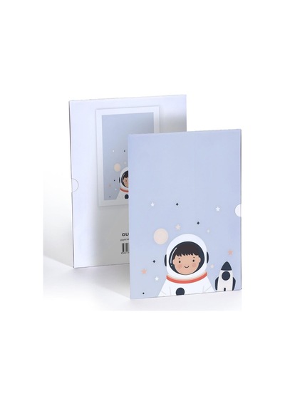 Lexroo Meraklı Minik Astronot, A4 Poster Ggk-ph015