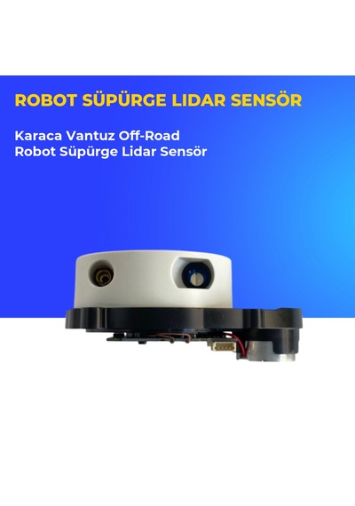 Karaca Vantuz Off-road Robot Süpürge Lidar Sensör