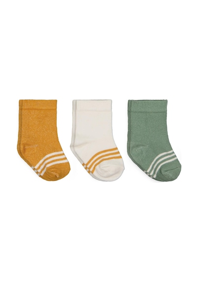 Civil Baby Basic Çizgili 3'lü 6-18 Ay Bebek Erkek Çorap Set - Standart