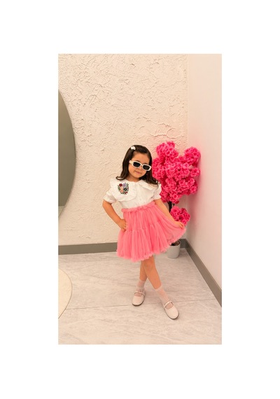 Genel Markalar Luniva Butik Kız Çocuk Nakış Detaylı Gömlek Ve Tül Etek Takımı Pembe / Lila / Lacivert Seçenekli Pembe Genel Markalar Luniva Butik Kız Çocuk Nakış Detaylı Gömlek Ve Tül Etek Takımı Pembe / Lila / Lacivert Seçenekli Pembe