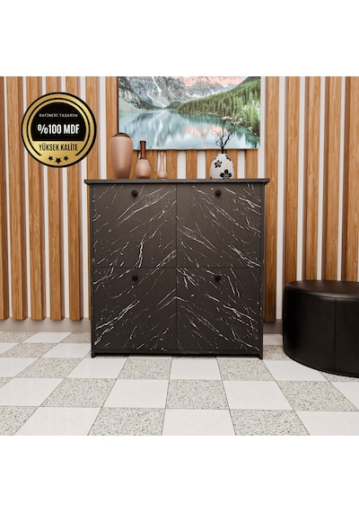Dekorfim DF08103BD MDF Antre Hol Ayakkabılık Ayakkabı Dolabı