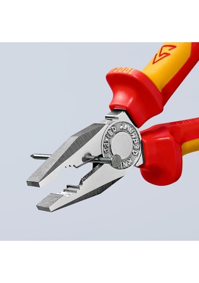 Knipex 0306180 Vde 1000V İzoleli Elektrikçi Kombine Pense 180 MM