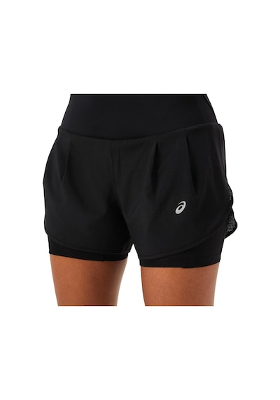 Asics Road 2-n-1 3.5ın Short Kadın Black Şort 2012c975-001 Siyah