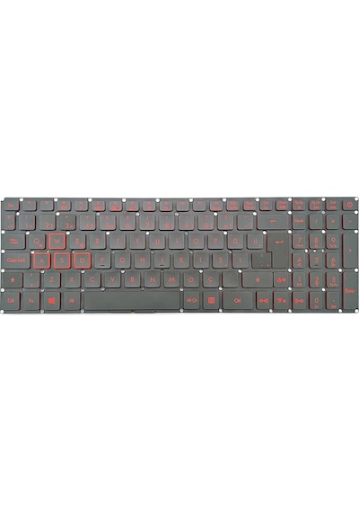 Acer Aspire Nitro An515-52-54zn Klavye Işıklı Kırmızı Tuş