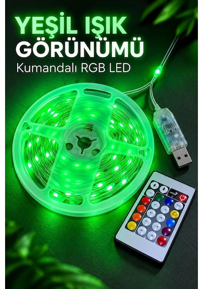 Kargo 10 Metre Kumandalı Led Najmaddin Çok Renkli