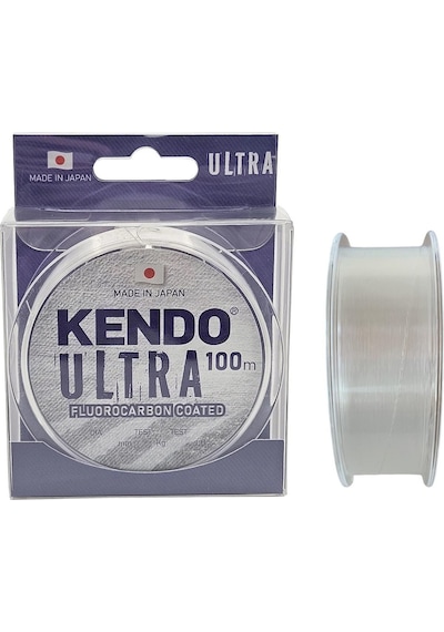 Kendo Ultra Fc Coated 100mt 0.24mm Fluorocarbon Kaplama White Misina