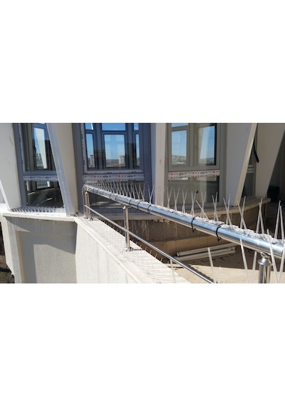 Kuş Konmaz Şeffaf 5 Adet 2.5 Metre+10 Adet Cırt Kelepçe 30 Cm N11.38599