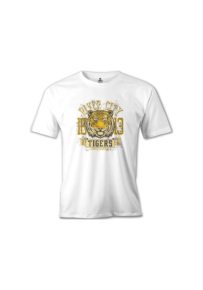 Kaplan - On Sekiz Beyaz Erkek Tshirt