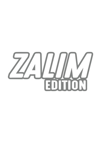 Zalim Edition Araba Sticker 17x17 Cm Gri