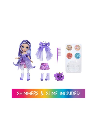 Rainbow High Violet Parıltılar Ve Slime Serisi Bebeği 122425