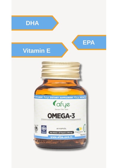 Afye Omega-3 Balık Jelatin 60 Kapsül