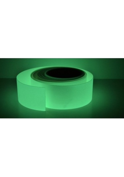 Bosstape Fotolümen Fosforlu Reflektif Bant 35 X 1,5 Mt (Yeşil)