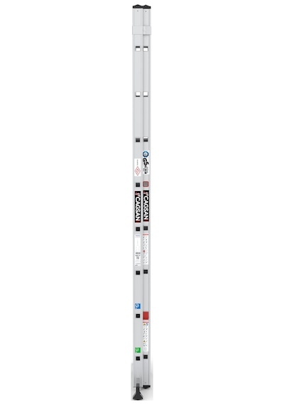 Çağsan TS6050 2x8 Basamaklı Duo İki Parçalı Alüminyum Merdiven