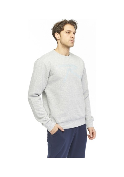 Raru Unisex Sweatshirt Saturo Gri Melanj