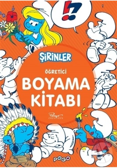 Şirinler / Öğretici Boyama Kitabı