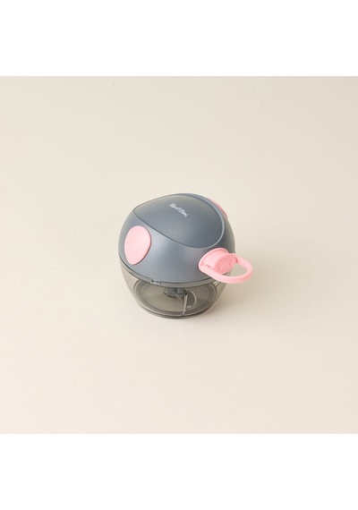 Küçük Pratik Doğrayıcı - Pembe / Gri - 180 Ml Çok Renkli