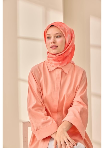 Silk Home Olinda İpek Eşarp 47004-26 Yavruağzı, Pembe, Bordo