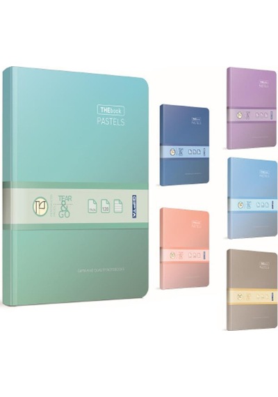 Gıpta Thebook Pastels Sert Kapak Defter 20 x 28 400 Yp. Kareli