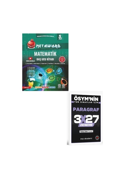 Nartest 2027 5. Sınıf Matematik Baş Ucu Kitabı Maarif Modeli+ Evp Akademi Paragraf